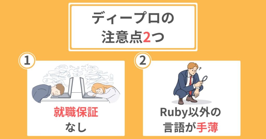 ディープロの注意点