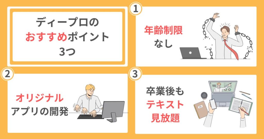 ディープロのおすすめポイント